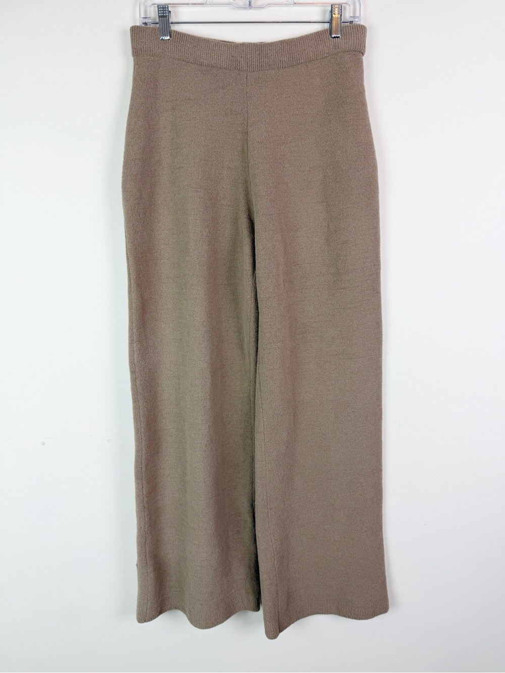 NWT SKIMS Cozy Light Wide Leg Pants in Desert Size M